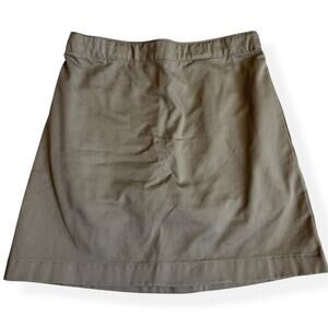 Lands' End Girls Khaki Chino Skort 6